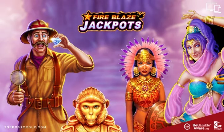 Fire Blaze Jackpot Slots By Playtech | Topboss Group 🎰