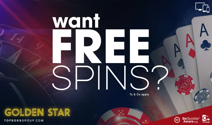 golden star casino offering 100 free spins
