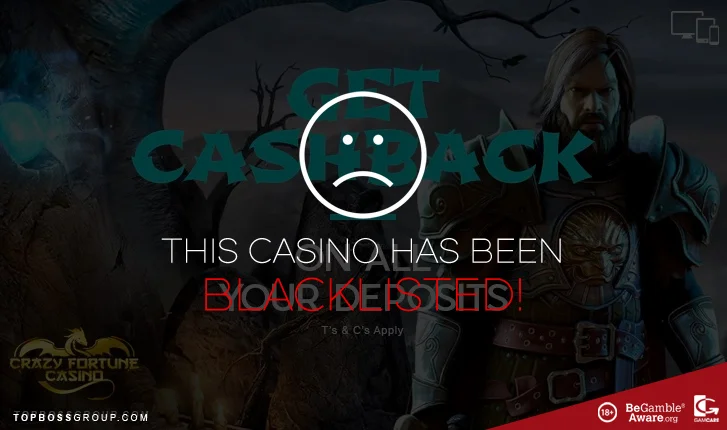crazy fortune casino get cashback