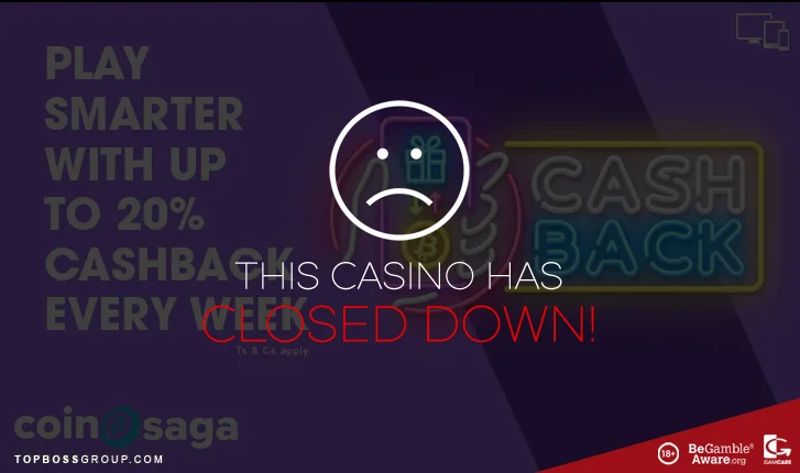 coin saga casino cashback deal