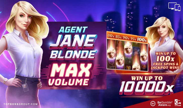 Agent Jane Blonde Max Volume Slot