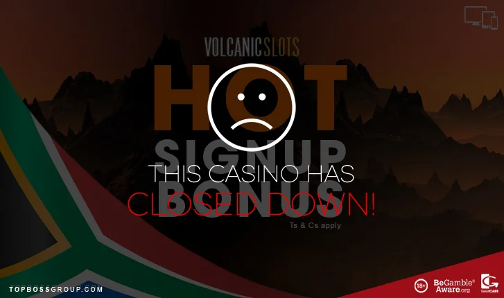 volcanic slots ZAR signup bonus casino
