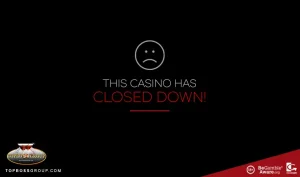online casino closed down