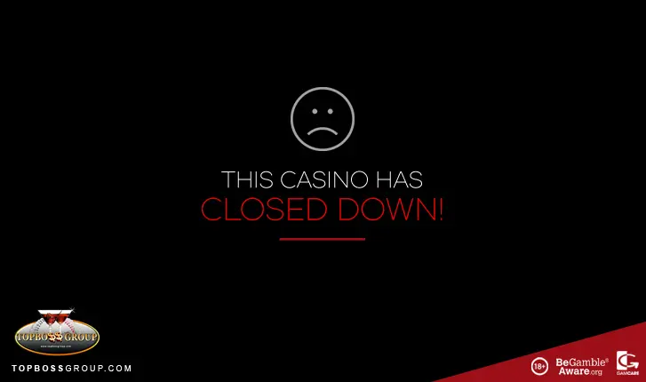 online casino closed down