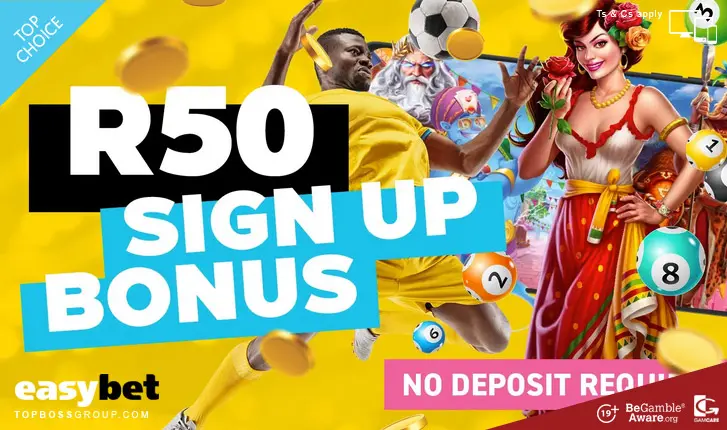 easybet R50 Sign Up Bonus