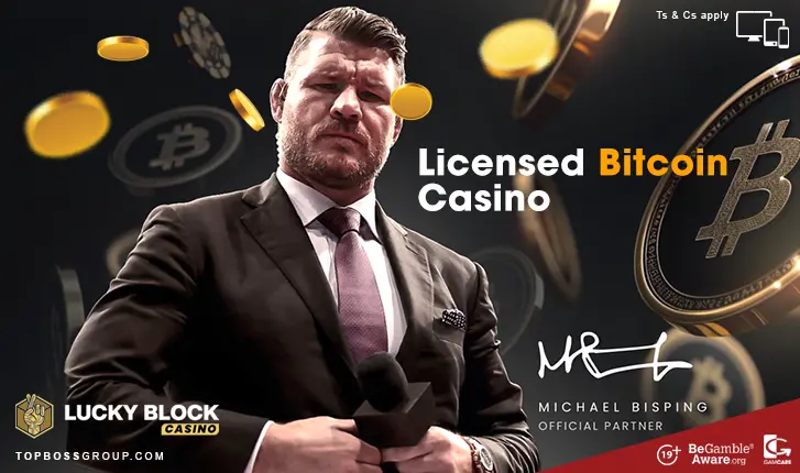 luck block licensed bitcoin casino