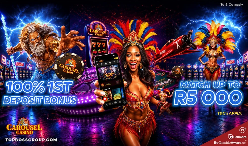 Carousel Casino in South Africa is now online