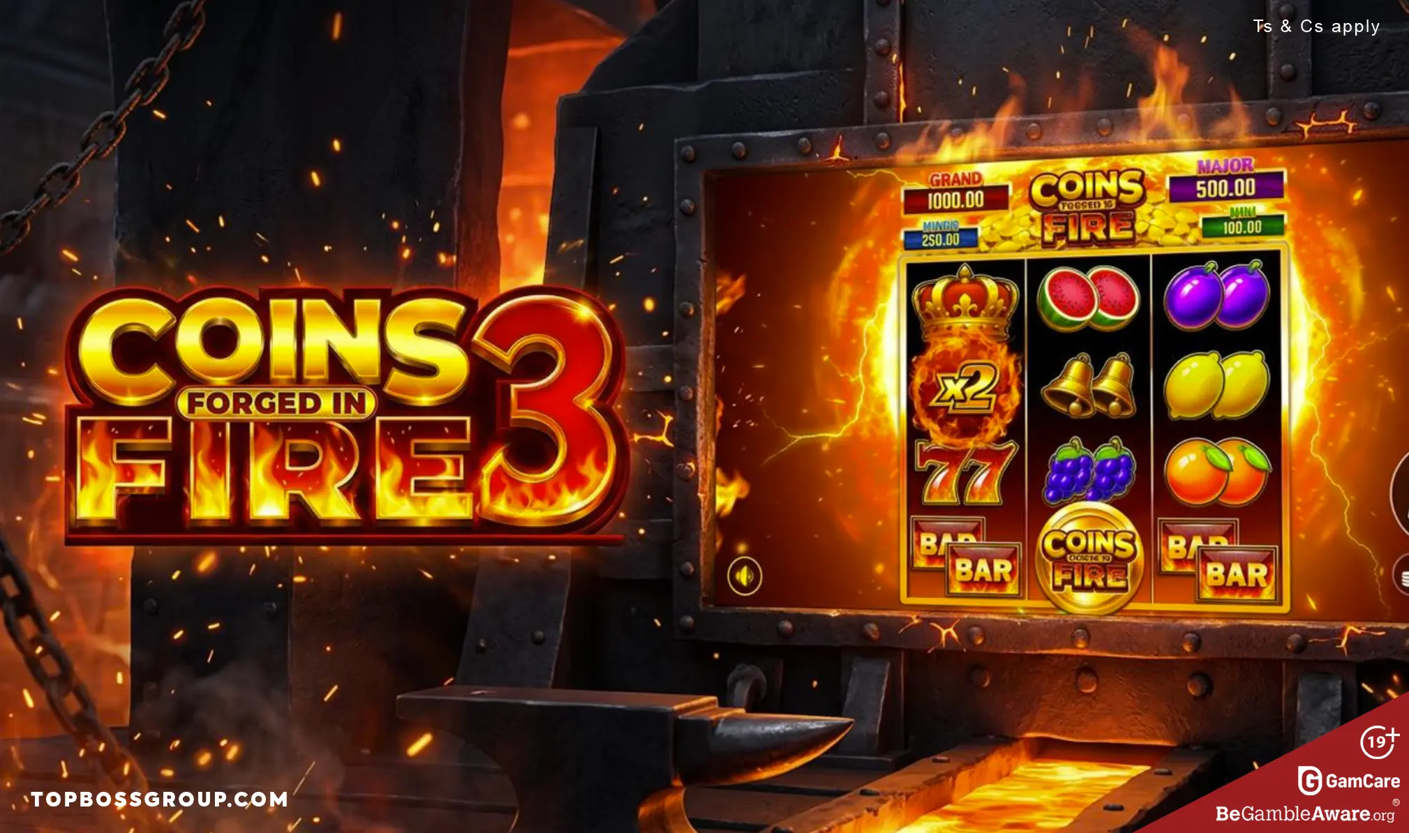 Coins Forged in Fire 3 Extreme slot game