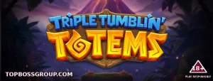 Triple Tumblin Totems slot artwork by Play'n GO with Topbossgroup branding